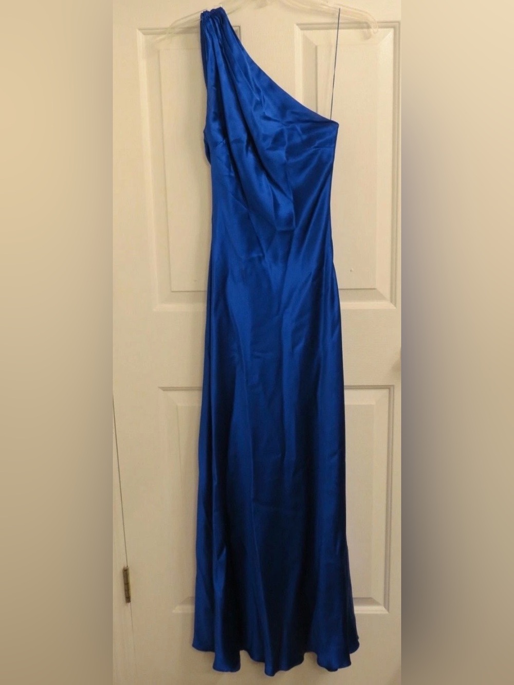 Cache Royal Blue One Shoulder Prom/Formal/Evening/Party Gown, Size 2